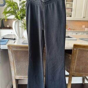 Sunday Best Black Waffle  Trousers